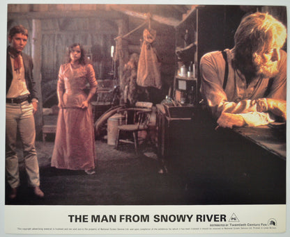 THE MAN FROM SNOWY RIVER (Card 4) Cinema Set of Colour FOH Stills / Lobby Cards 