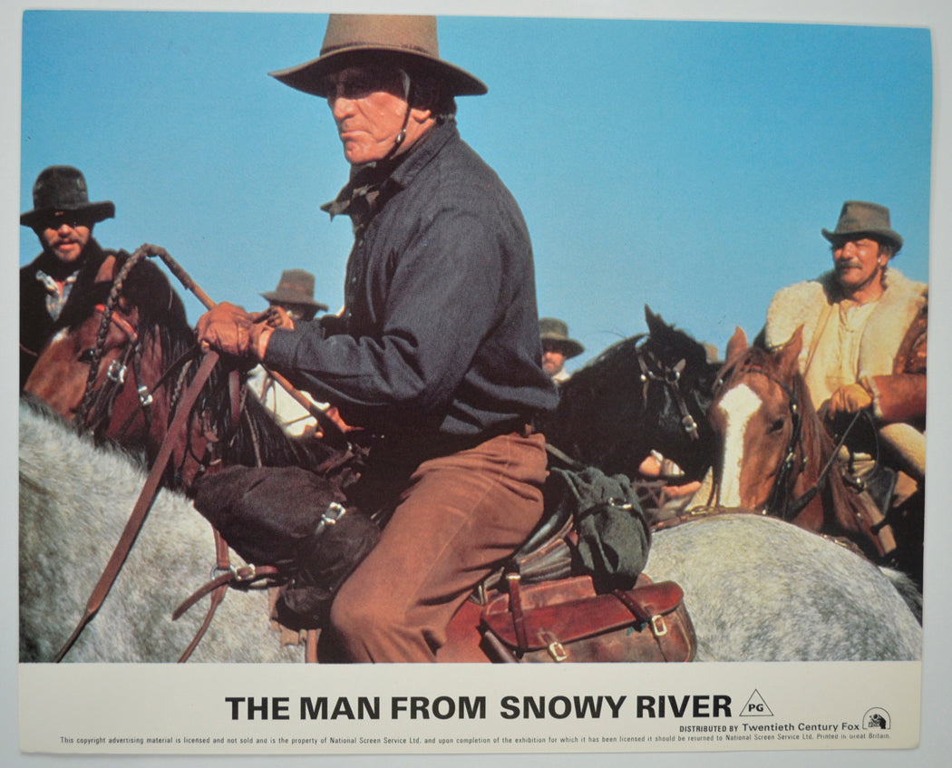 THE MAN FROM SNOWY RIVER (Card 5) Cinema Set of Colour FOH Stills / Lobby Cards 