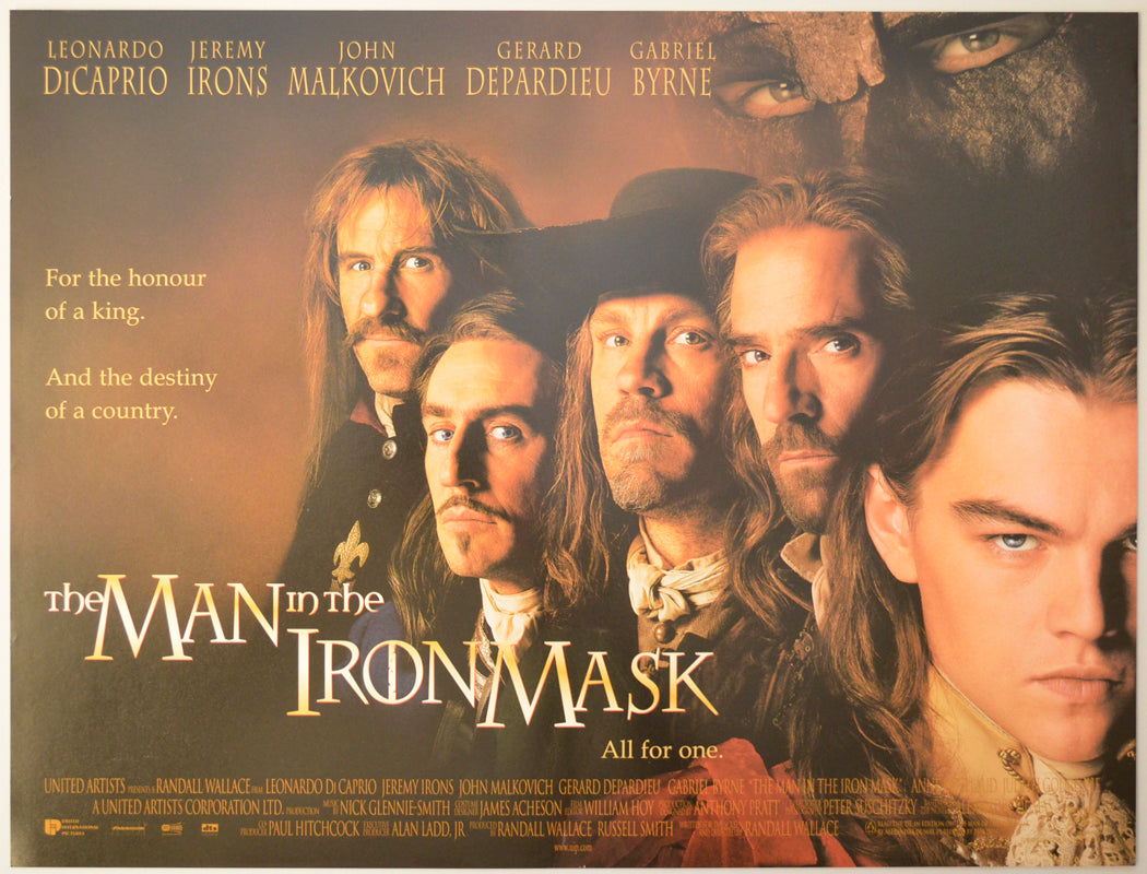 The Man In The Iron Mask Original Mini Quad Poster - Film Poster - Movie Poster