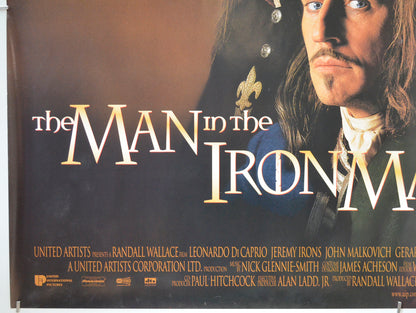 THE MAN IN THE IRON MASK (Bottom Left) Cinema Quad Movie Poster 