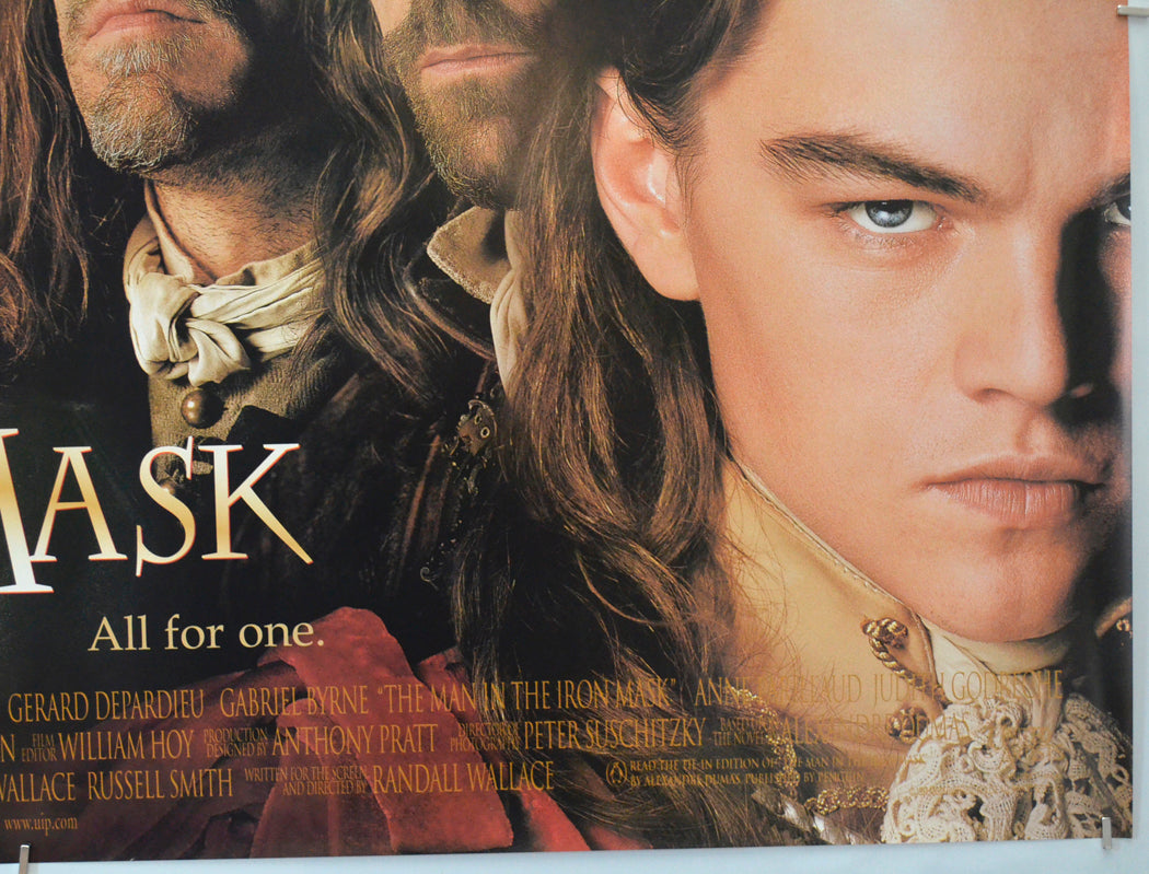 THE MAN IN THE IRON MASK (Bottom Right) Cinema Quad Movie Poster 