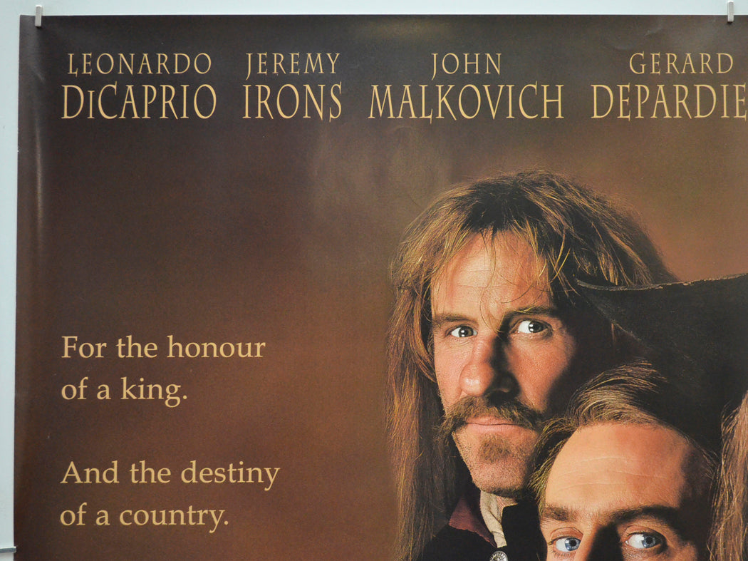 THE MAN IN THE IRON MASK (Top Left) Cinema Quad Movie Poster 