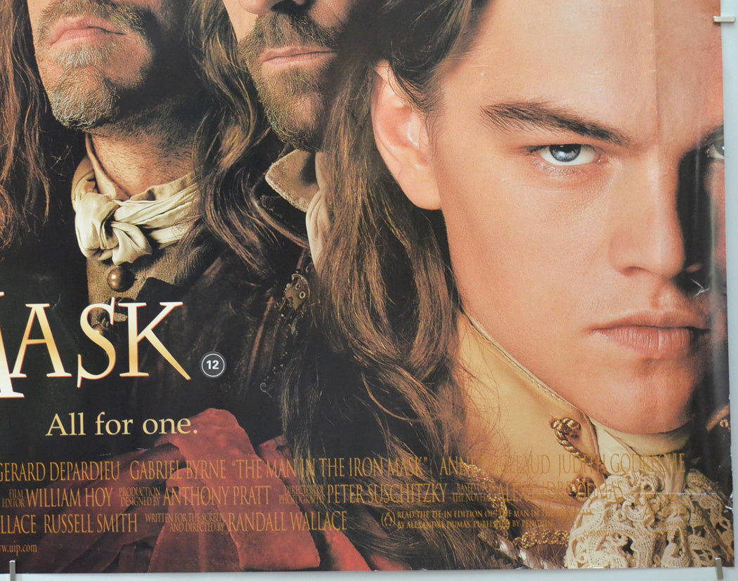 THE MAN IN THE IRON MASK (Bottom Right) Cinema Quad Movie Poster 