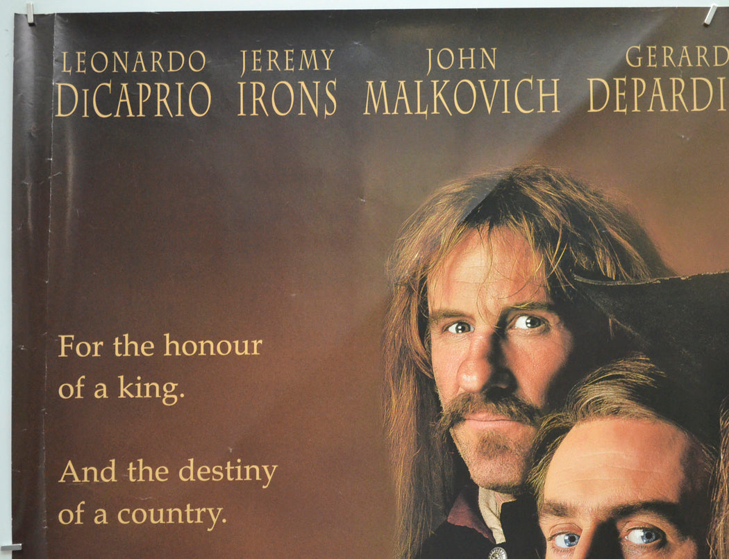 THE MAN IN THE IRON MASK (Top Left) Cinema Quad Movie Poster 