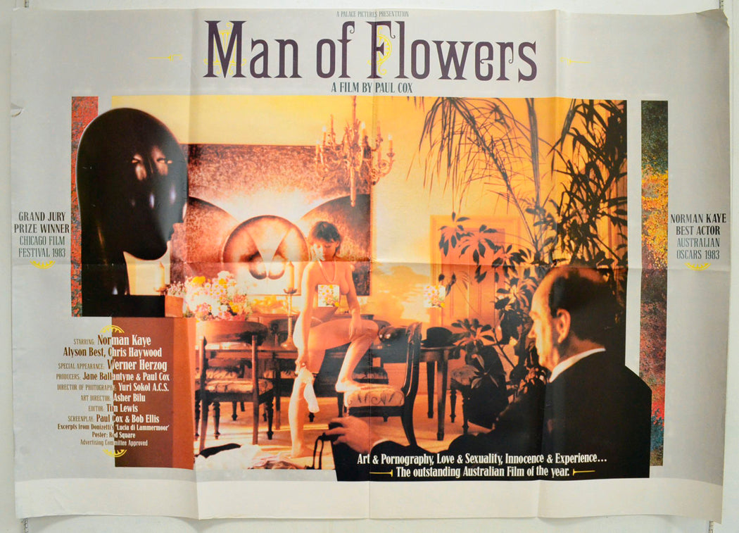 Man Of Flowers Original British Quad Poster - Film Poster - Movie Poster 