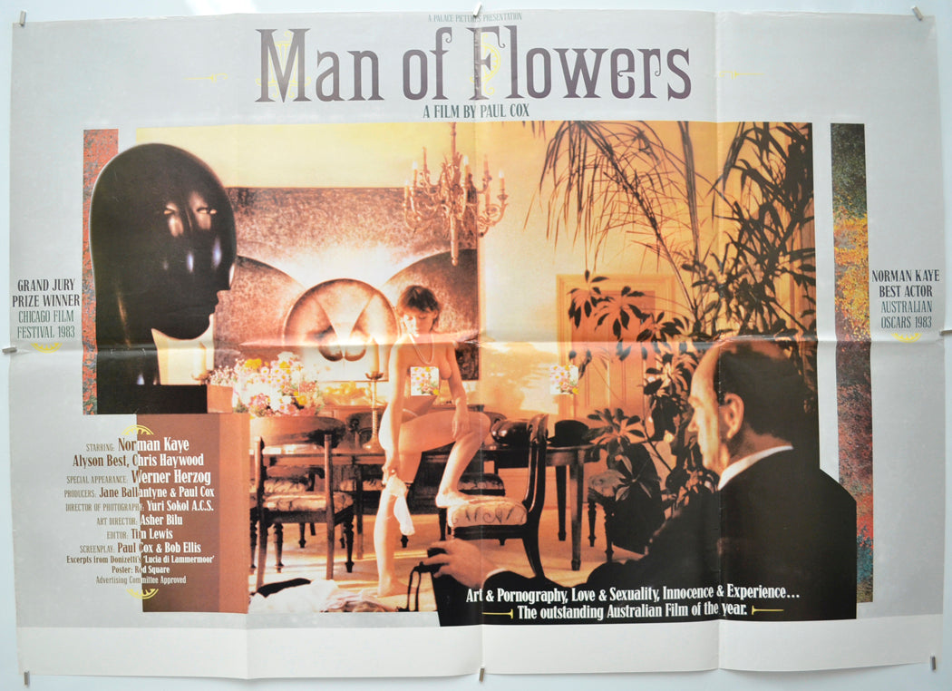 Man Of Flowers Original Quad Poster - Film Poster - Movie Poster