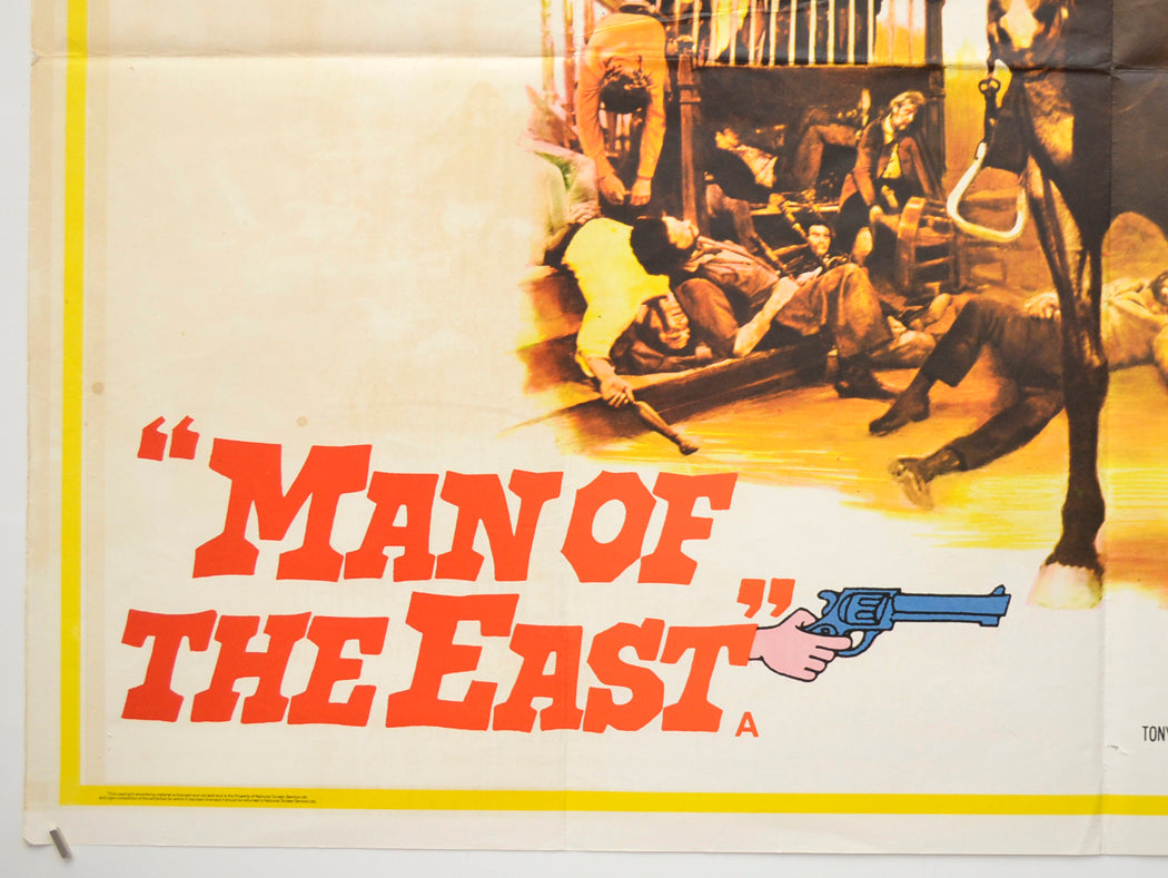 MAN OF THE EAST (Bottom Left) Cinema Quad Movie Poster 