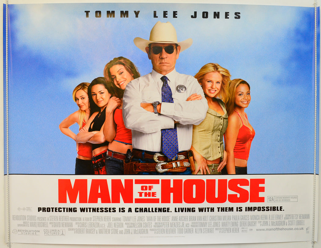 Man Of The House Original Quad Poster - Film Poster - Movie Poster  