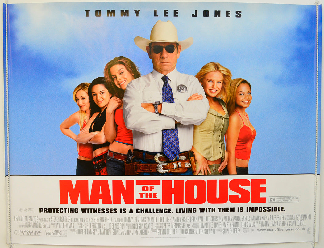 Man Of The House Original Quad Poster - Film Poster - Movie Poster  