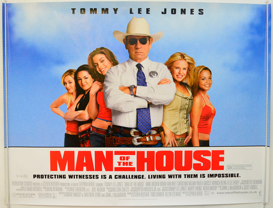 Man Of The House Original Quad Poster - Film Poster - Movie Poster  