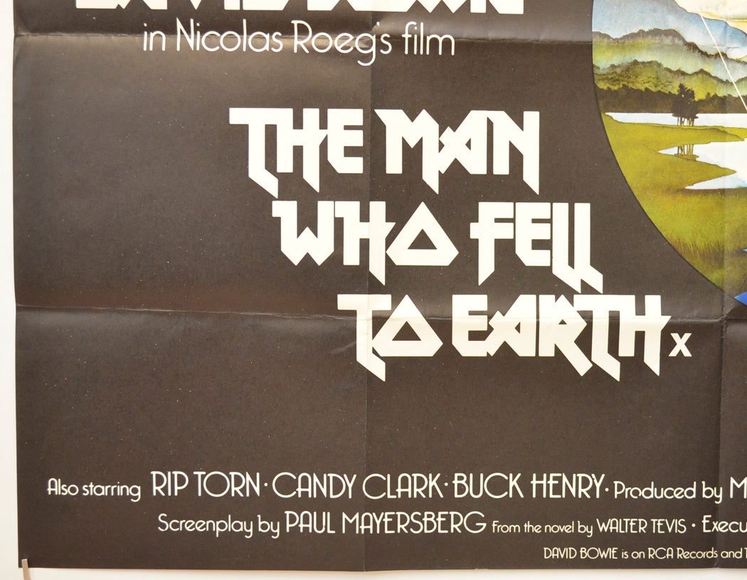 THE MAN WHO FELL TO EARTH (Bottom Left) Cinema Quad Movie Poster 