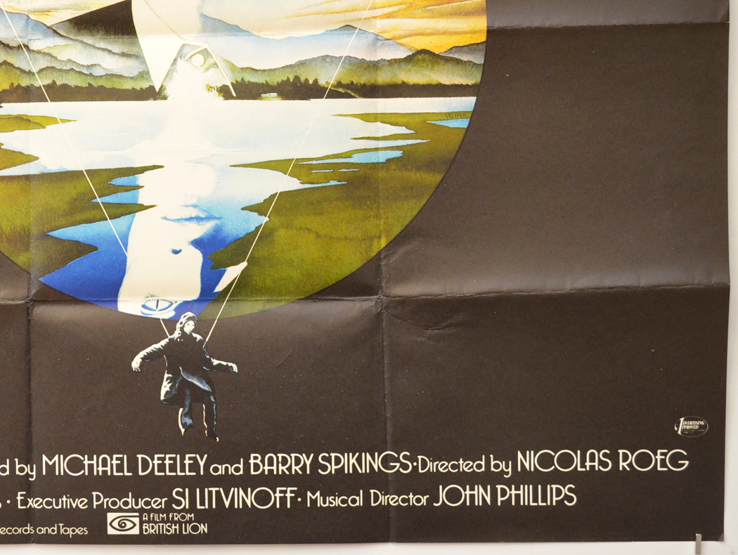 THE MAN WHO FELL TO EARTH (Bottom Right) Cinema Quad Movie Poster 