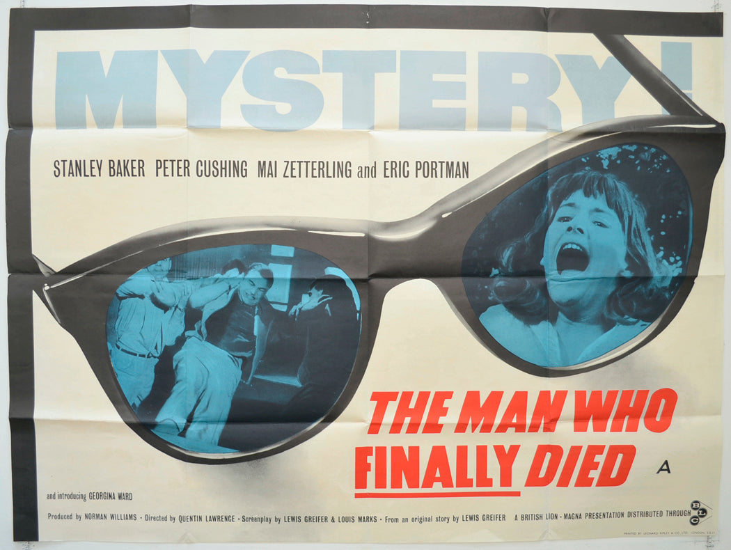 The Man Who Finally Died  Original British Quad Poster - Film Poster - Movie Poster 