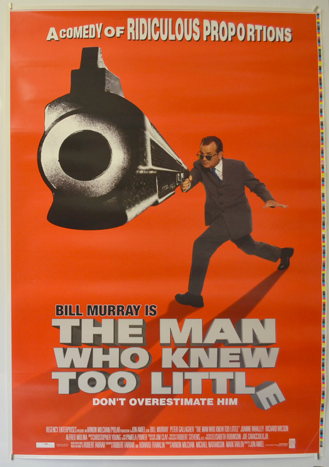 The Man Who Knew Too Little  (Printers Proof)   Original One Sheet Poster - Film Poster - Movie Poster