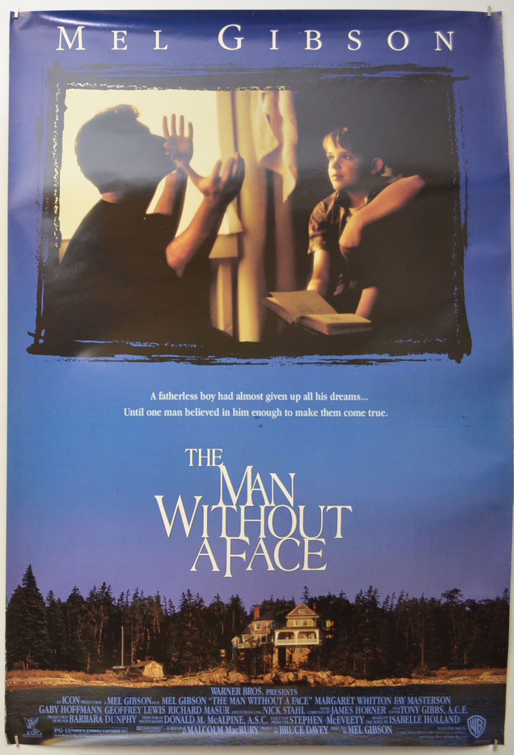 The Man Without A Face Original One Sheet Poster - Film Poster - Movie Poster