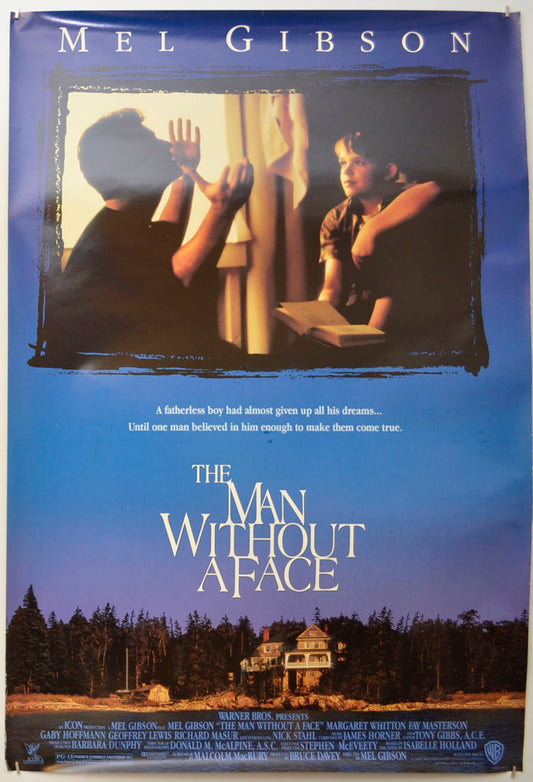 The Man Without A Face Original One Sheet Poster - Film Poster - Movie Poster