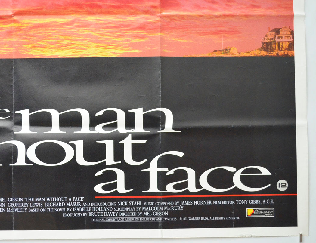 THE MAN WITHOUT A FACE (Bottom Right) Cinema Quad Movie Poster 