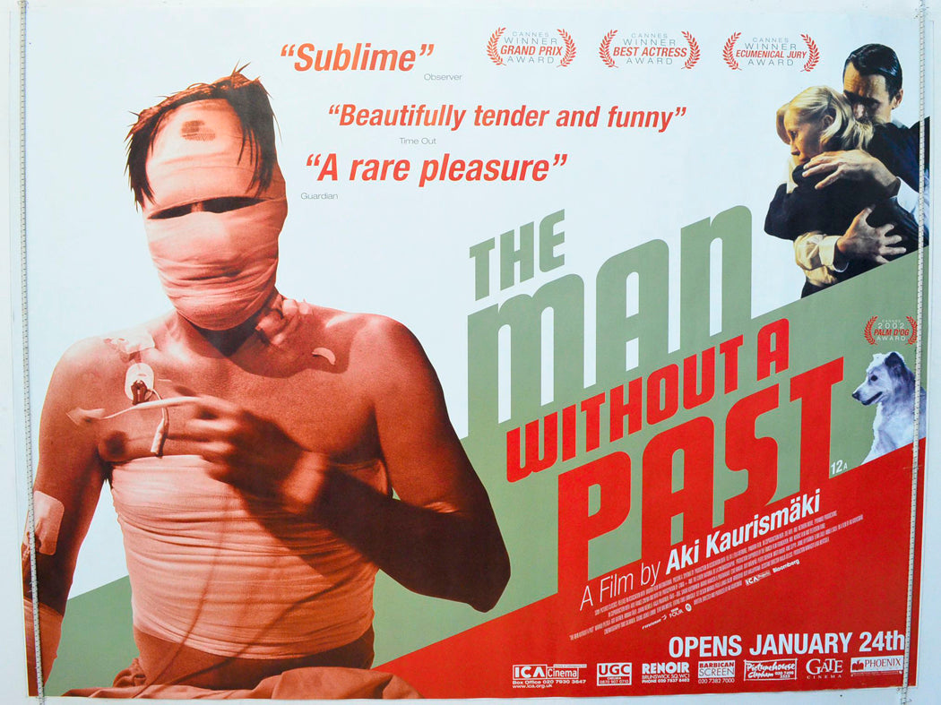 The Man Without A Past  (a.k.a. Mies Vailla Menneisyytta)   Original British Quad Poster - Film Poster - Movie Poster 