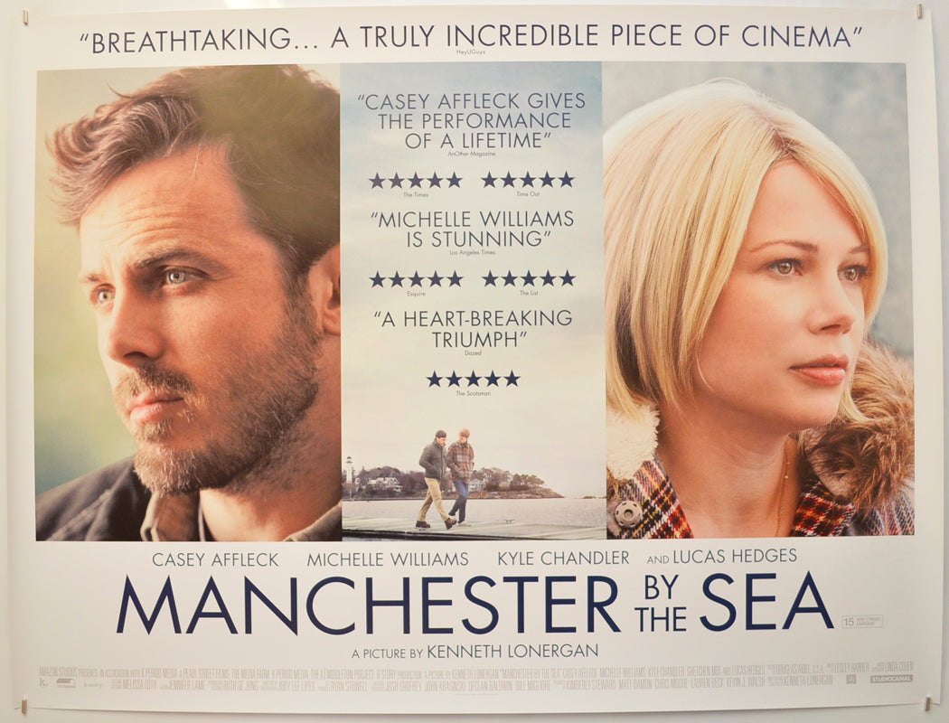 Manchester By The Sea Original Quad Poster - Film Poster - Movie Poster