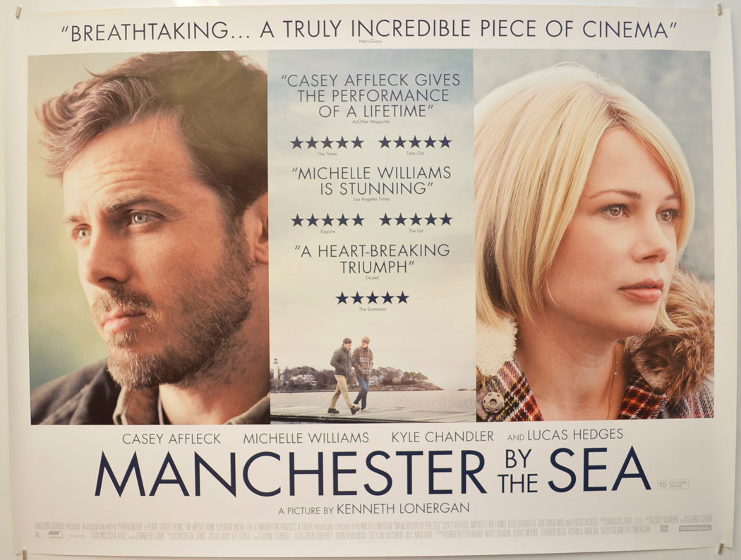 Manchester By The Sea Original Quad Poster - Film Poster - Movie Poster