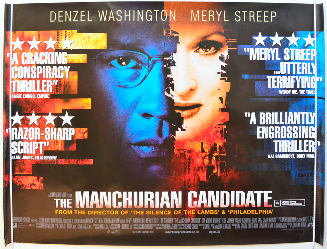 The Manchurian Candidate Original British Quad Poster - Film Poster - Movie Poster 