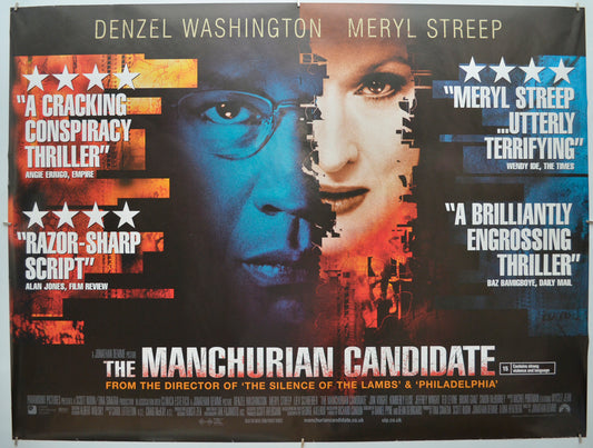 The Manchurian Candidate Original Quad Poster - Film Poster - Movie Poster