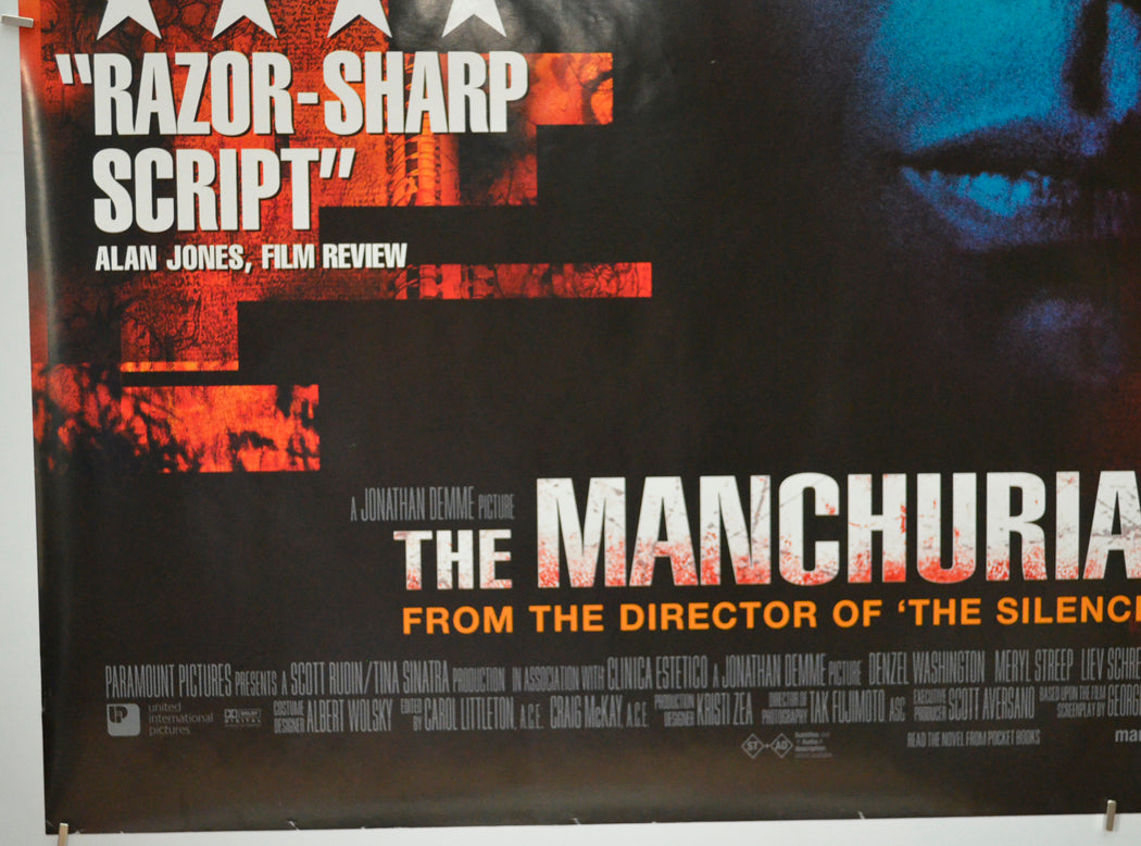 THE MANCHURIAN CANDIDATE (Bottom Left) Cinema Quad Movie Poster 