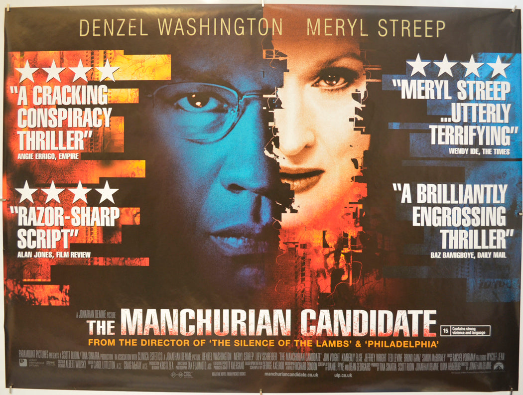 The Manchurian Candidate  Original Quad Poster - Film Poster - Movie Poster