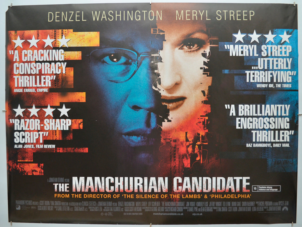 The Manchurian Candidate Original Quad Poster - Film Poster - Movie Poster