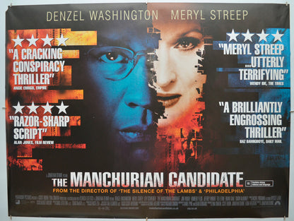 The Manchurian Candidate Original Quad Poster - Film Poster - Movie Poster