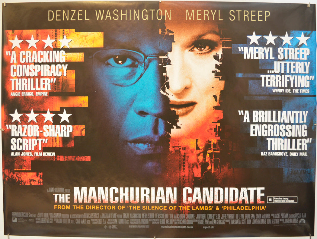 The Manchurian Candidate  Original Quad Poster - Film Poster - Movie Poster