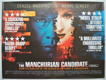 The Manchurian Candidate Original Quad Poster - Film Poster - Movie Poster