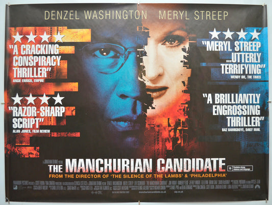 The Manchurian Candidate Original Quad Poster - Film Poster - Movie Poster