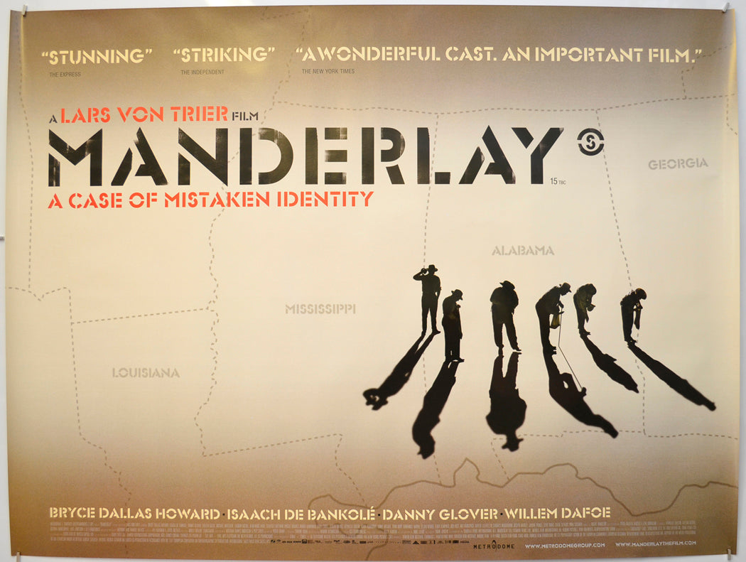 Manderlay Original Quad Poster - Film Poster - Movie Poster