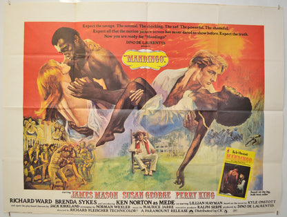 Mandingo Original Quad Poster - Film Poster - Movie Poster