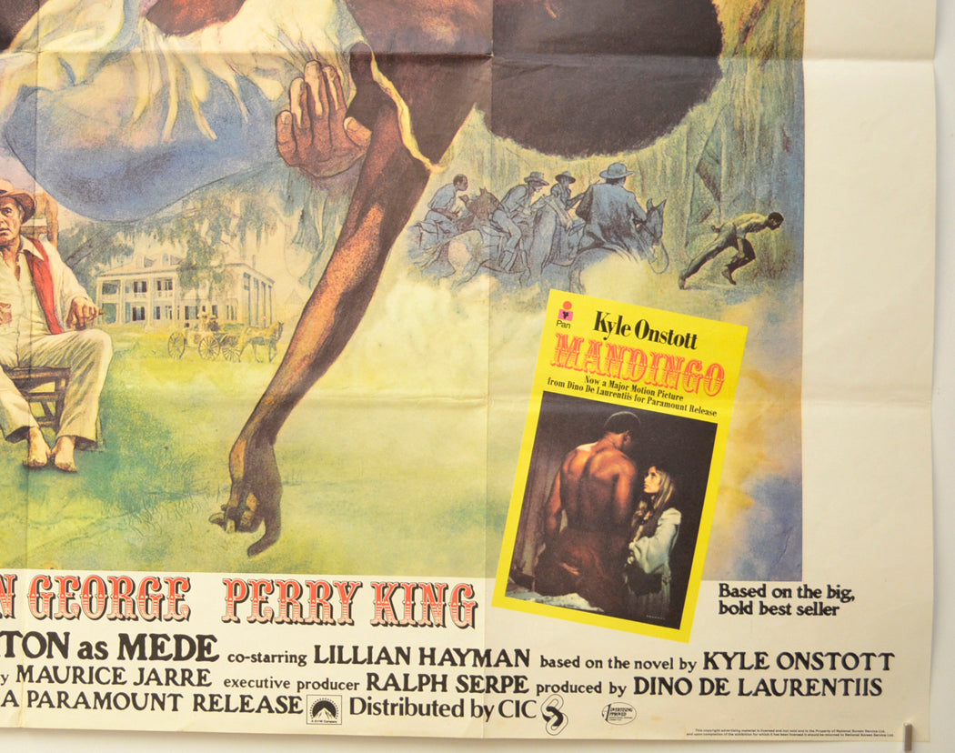 MANDINGO (Bottom Right) Cinema Quad Movie Poster 