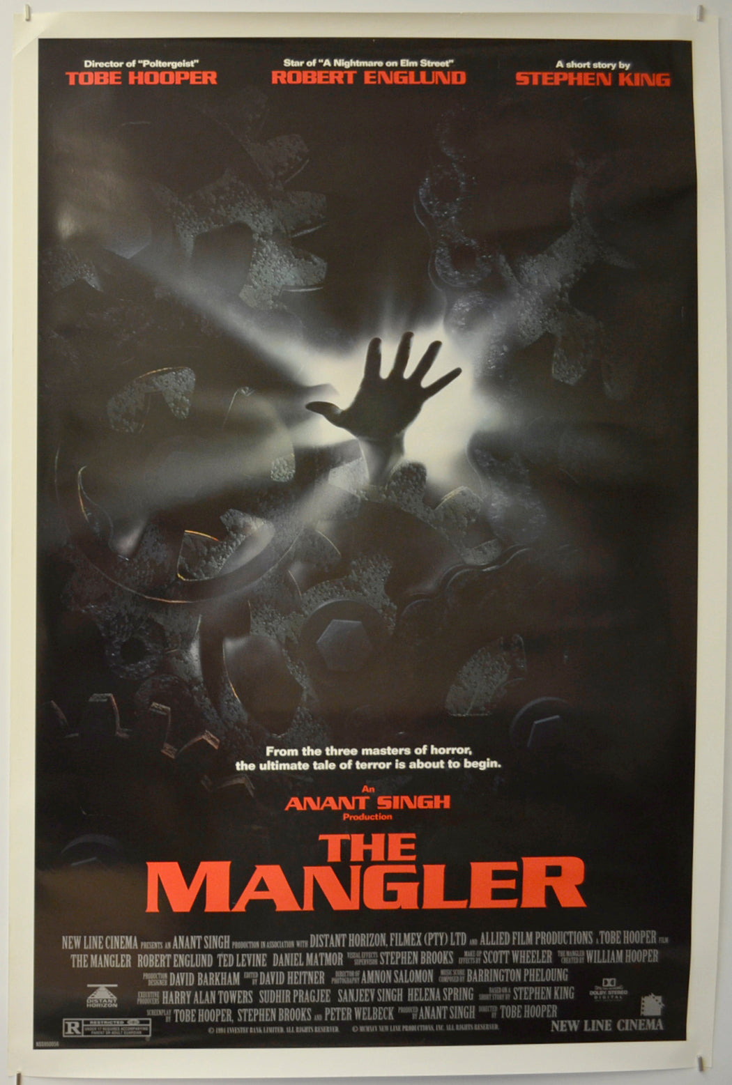 The Mangler Original One Sheet Poster - Film Poster - Movie Poster