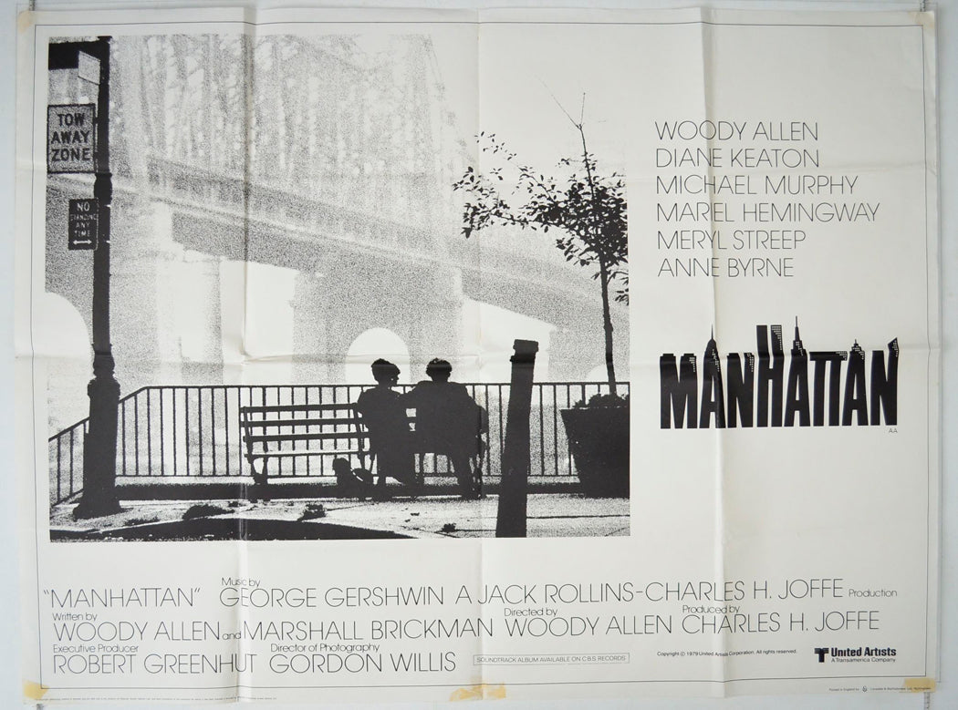 Manhattan Original British Quad Poster - Movie Poster