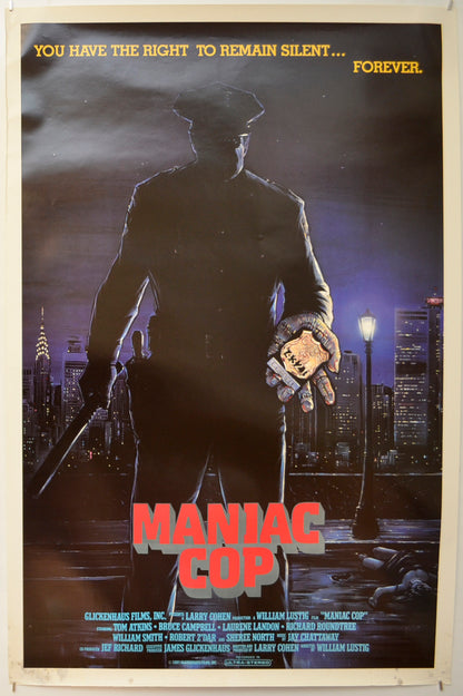 Maniac Cop Original One Sheet Poster - Film Poster - Movie Poster  