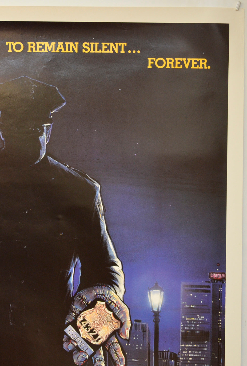 MANIAC COP (Top Right) Cinema One Sheet Movie Poster 