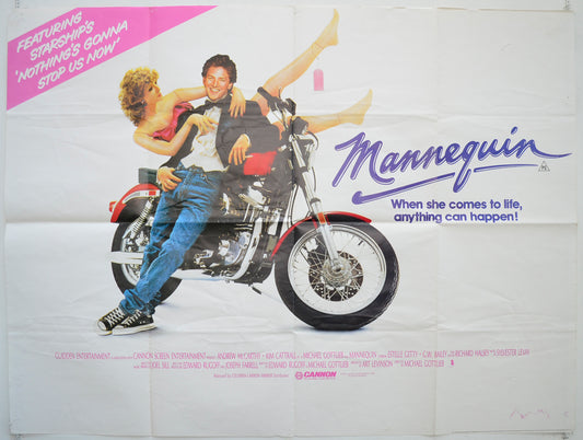 Mannequin Original Quad Poster - Film Poster - Movie Poster  