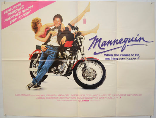 Mannequin  Original Quad Poster - Film Poster - Movie Poster