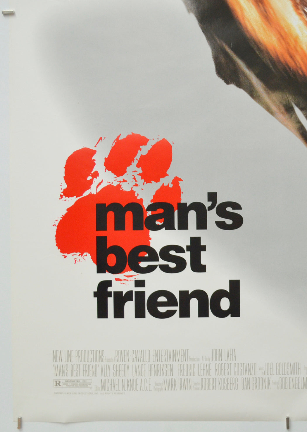 MAN’S BEST FRIEND (Bottom Left) Cinema One Sheet Movie Poster 