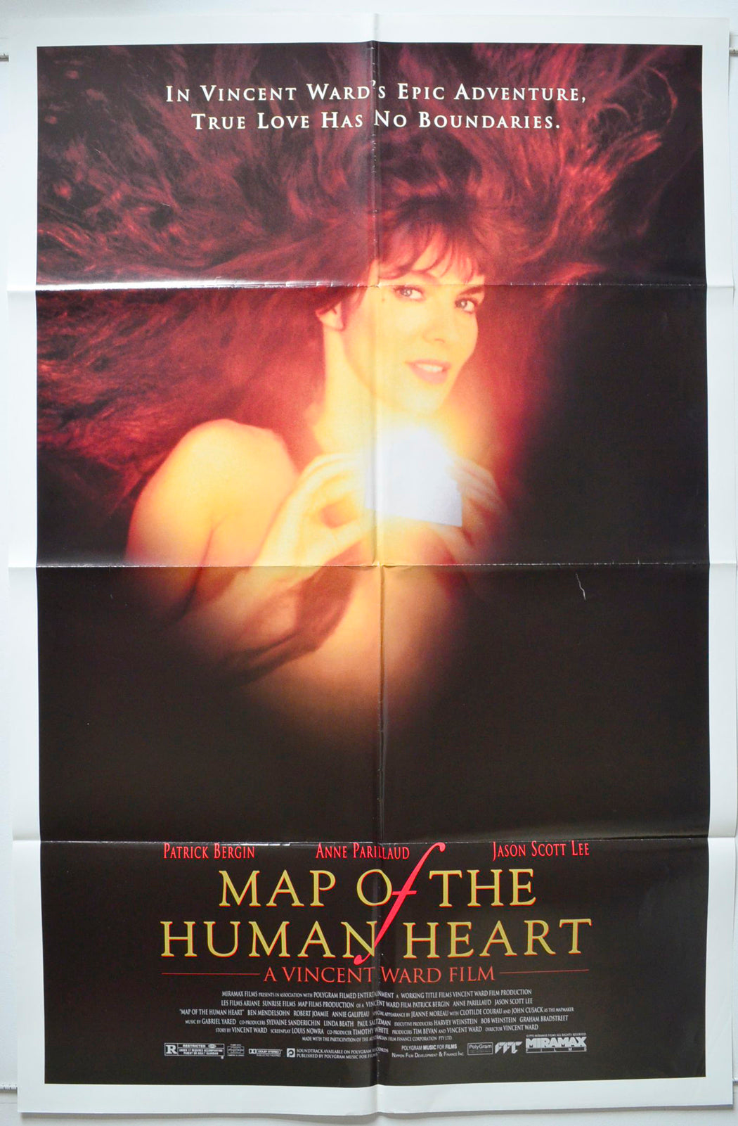 Map Of The Human Heart Original One Sheet Poster - Movie Poster