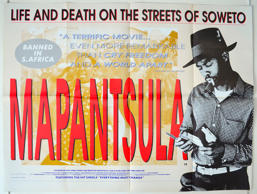 Mapantsula Original British Quad Poster - Movie Poster