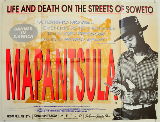 Mapantsula Original British Quad Poster - Film Poster - Movie Poster 