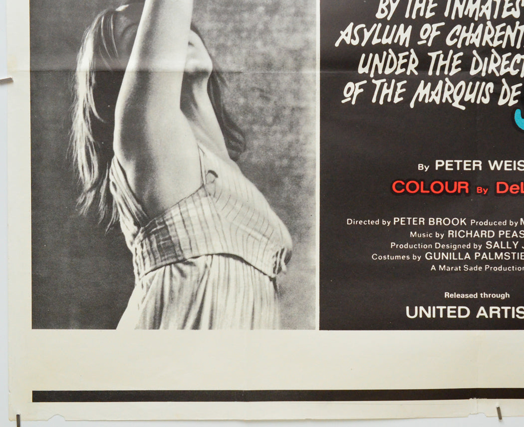 Marat/Sade (Bottom Left) Cinema Quad Movie Poster 