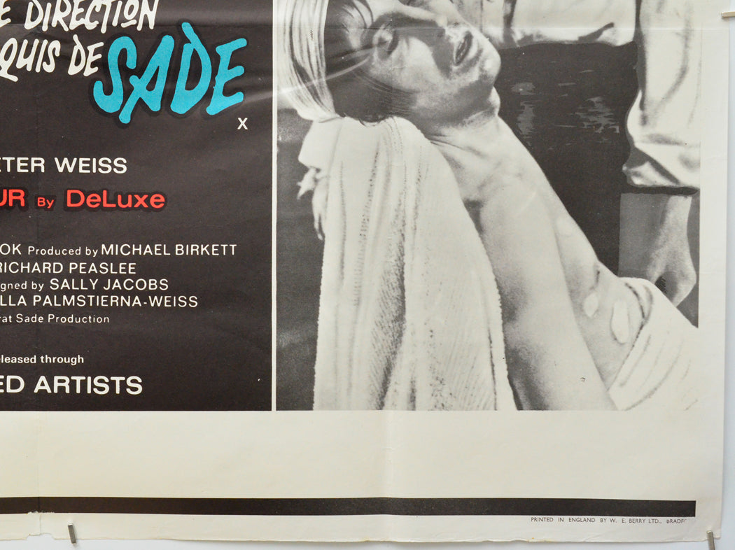 Marat/Sade (Bottom Right) Cinema Quad Movie Poster 