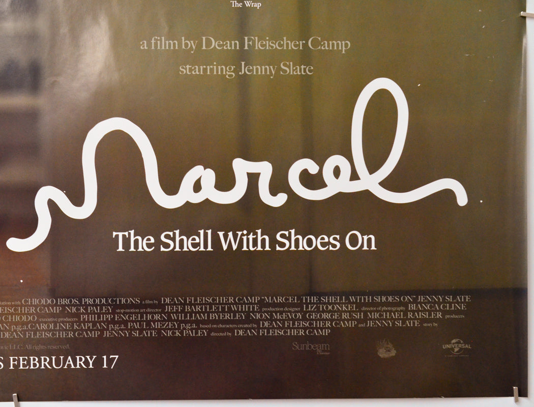 Marcel The Shell With Shoes On (Bottom Right) Cinema Quad Movie Poster 