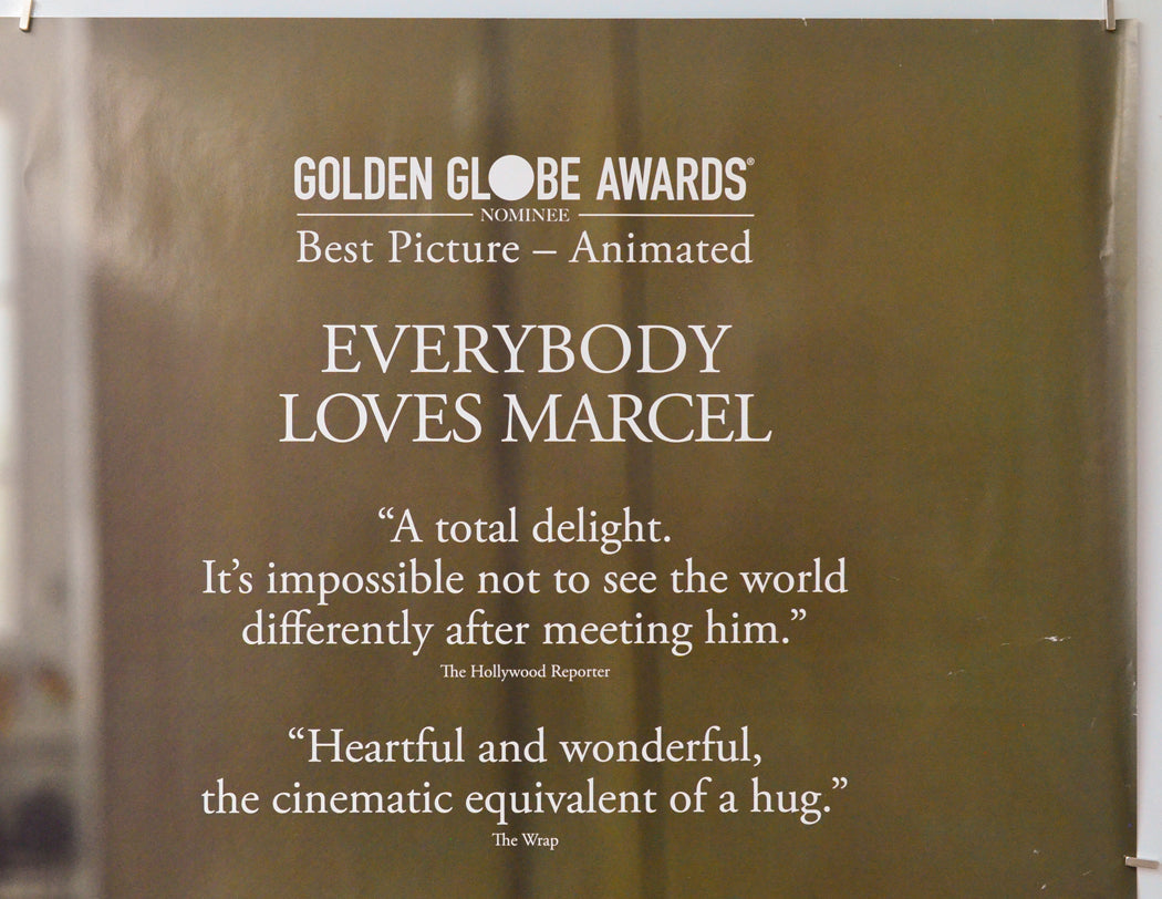 Marcel The Shell With Shoes On (Top Right) Cinema Quad Movie Poster 